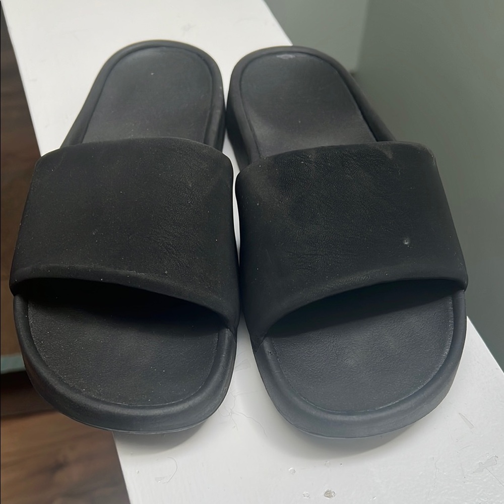 Target Black Minimalist Slide Sandals